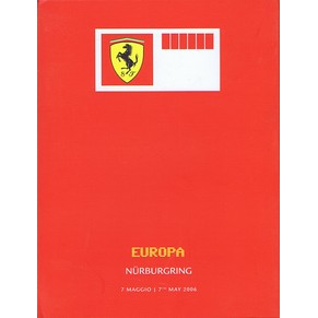 Media book Scuderia Ferrari 2006 Grand Prix Europe Nurburgring 7 May 2006