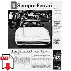 Ferrari Club of America - South West region PDF