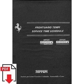 1981 Ferrari 400 service time schedule 218/81 PDF (it/uk)