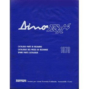 1979 Ferrari Dino 308 GT4 spare parts catalogue 172/79