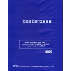 1990 Ferrari Testarossa spare parts catalogue 587/90