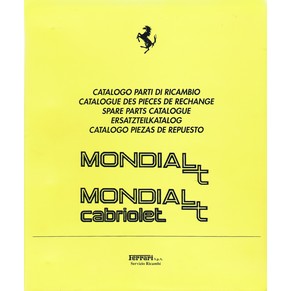 1993 Ferrari Mondial T spare parts catalogue 764/93