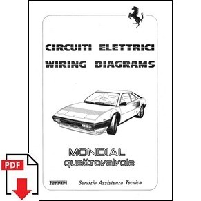 Wiring diagrams PDF | Ferrari Automobilia | Maranello Literature ... Wiring diagrams PDF | Ferrari Automobilia | Maranello Literature ...
