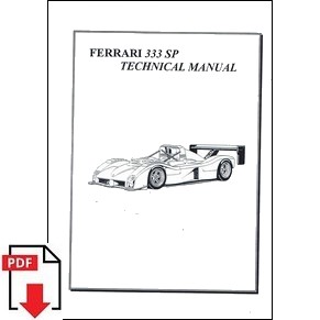 1994 Ferrari 333 SP workshop manual PDF (uk)