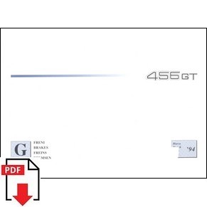 1993-1996 Ferrari 456 GT workshop manual vol2 813/94 PDF (it/fr/uk/de)