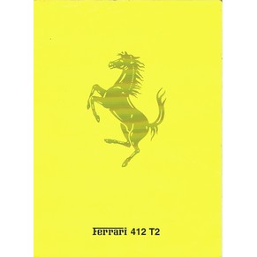 Brochure 1995 Ferrari Formula 1 412 T2 938/95 (3M/02/95) (press kit)