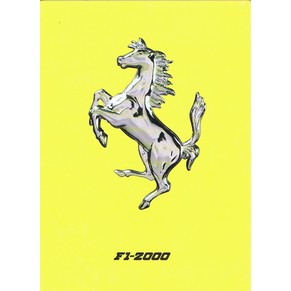 Brochure 2000 Ferrari F1-2000 1555/00 (press kit)