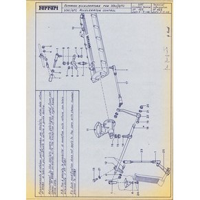 1968 Ferrari technical information n°0122 330 GTC (330 GTC Accelerator control)