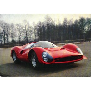 Post card 1966 Ferrari 330 P3