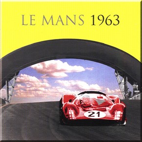 Metal sign Le Mans 1963 Ferrari