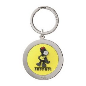 Ferrari key ring yellow / Nici sports