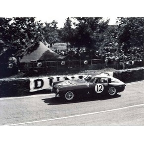 Photo 1953 Ferrari 340 MM n°12 Alberto Ascari + Luigi Villoresi / Scuderia Ferrari / Le Mans 24 hours (France)