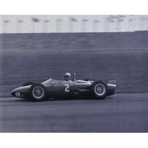 Photo 1962 Ferrari 156 F1 n2 Giancarlo Baghetti / 200 miles d'Aintree (Angleterre)