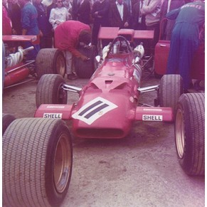 Photo 1969 Ferrari 312 F1 n°11 Chris Amon / Silverstone (England)