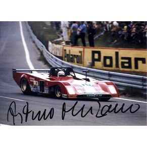 Photo 1973 Ferrari 312 PB n°16 Arturo Merzario + Carlos Pace / Scuderia Ferrari / Le Mans 24 hours (France)