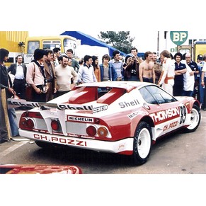 Photo 1978 Ferrari BB 512 LM n89 Claude Ballot-Lna + Jean-Louis Lafosse / Pozzi-Thomson J.M.S. / Le Mans 24 hours (France)