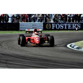 Photo 1993 Ferrari F93A F1 n°27 Jean Alesi / Silverstone (England)