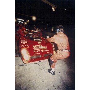 Photo 1997 Ferrari 333 SP n°3 Andy Evans + Fermin Velez + Stefan Johansson + Yannick Dalmas / Scandia / 12 heures de Sebring (Usa)