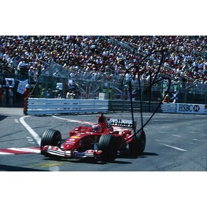 Photo 2004 Ferrari F2004 F1 n°2 Rubens Barrichello / Monaco