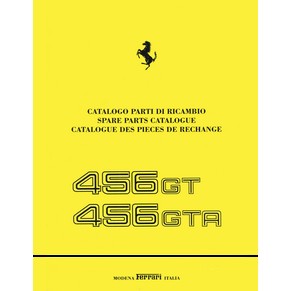 1998 Ferrari 456 GT + GTA spare parts catalogue 1395/98 (reprint Mar Parts)