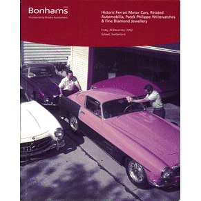 2002 Historic Ferrari motor cars, related automobilia, Patek Philippe wristwatches & fine diamon
