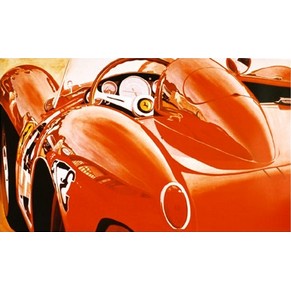 Print Ferrari 250 TR Testa Rossa / Alain Mirgalet