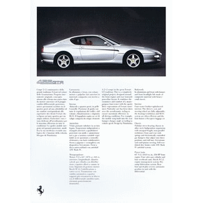 Brochure 1996 Ferrari 456 GTA 1123/96 (1.5M/09/96)