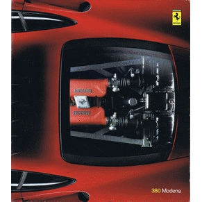 Press kit 1999 Ferrari 360 Modena 1457/99 (3M/03/99) + 5 slides