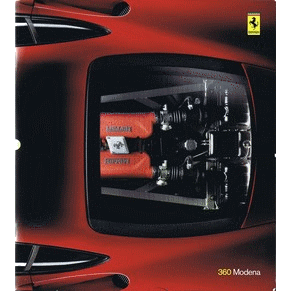 Brochure 1999 Ferrari 360 Modena 1471/99 (1M/09/00) + 9 slides (95991425)