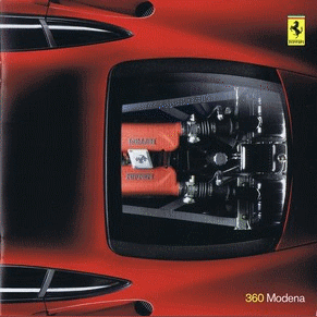 Brochure 1999 Ferrari 360 Modena 1529/99 (2M/10/99)