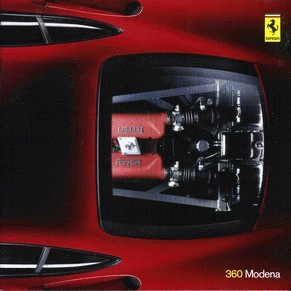 Brochure 1999 Ferrari 360 Modena 1529/99 (5M/12/99)