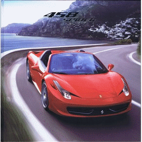 Brochure 2011 Ferrari 458 Spider 4056/11 PDF