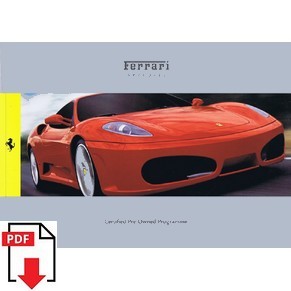 Brochure Ferrari approved 2009 3533/09 PDF (fr/uk)