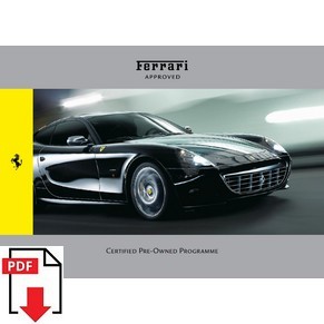 Brochure Ferrari approved 2010 3729/10 PDF (it/uk)