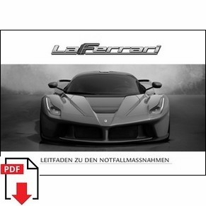 2013 Ferrari LaFerrari leitfaden zu den Notfallmanahmen 4636/13 PDF (de)
