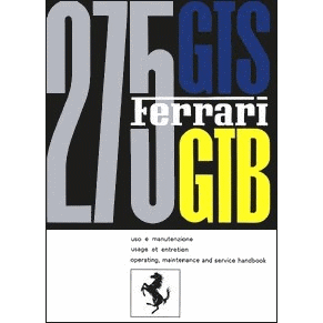 1965 Ferrari 275 GTB/GTS owners manual 01/65 PDF (it/fr/uk)
