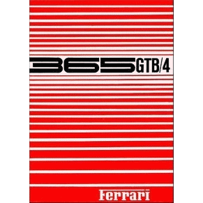 1973 Ferrari 365 GTB/4 Daytona owners manual 74/73 PDF (it/fr/uk)