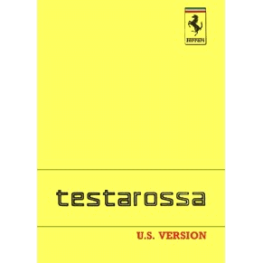 1988 Ferrari Testarossa owners manual 536/88 PDF (it/us)