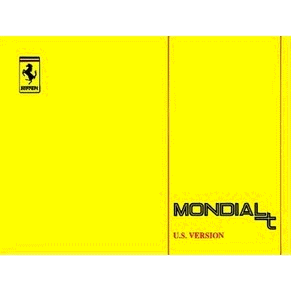 1991 Ferrari Mondial T owners manual 659/91 PDF (it/fr/uk/de)