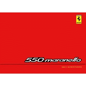 1997 Ferrari 550 Maranello owners manual 1256/97 PDF (it/fr/uk/de)