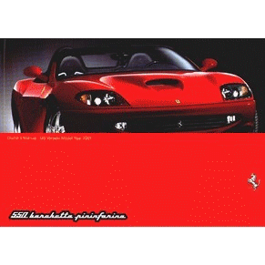 2001 Ferrari 550 Barchetta owners manual 1699/01 PDF (it/fr/uk/de)