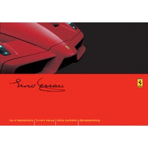 2002 Ferrari Enzo owners manual 1855/02 PDF (it/fr/uk/de)