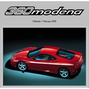 1999-2005 Ferrari 360 Modena spare parts catalogue PDF (uk)