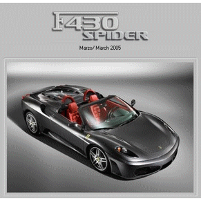 2005 Ferrari F430 Spider spare parts catalogue PDF (uk)