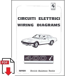 1983 Ferrari 400i wiring diagrams 291/83 PDF (it/uk)