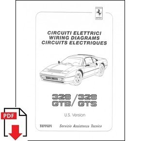 1986 Ferrari 328 GTB/GTS USA wiring diagrams 440/86 PDF (it/fr/uk)