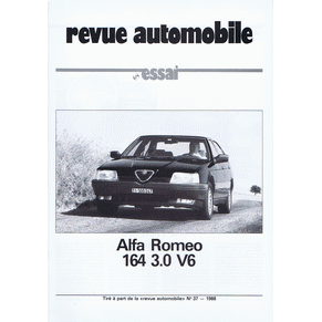Alfa Romeo tiré à part Revue Automobile n°37 1988