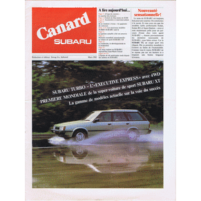 Canard Subaru Mars 1985 (Switzerland)