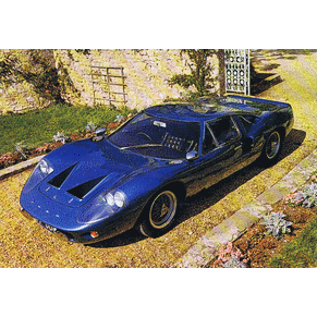 Post card Ford GT40 Mk 3 1966