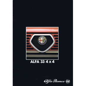 Brochure Alfa Romeo 33 1984 4x4 (Switzerland) (CH 842 283)